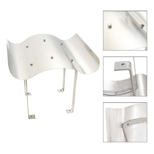 rozsdamentes acél kéménysapka 40 x 40 x 36 cm