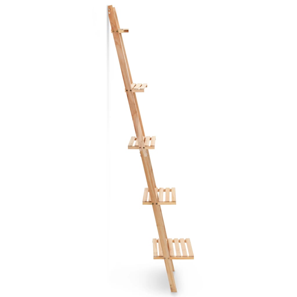 cédrusfa létra fali polc 41,5 x 30 x 176 cm