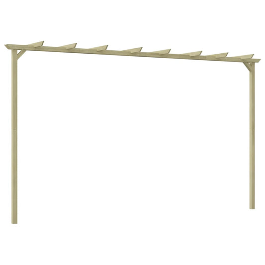 kerti pergola impregnált fenyőfalécekből 360 x 200 x 60 cm