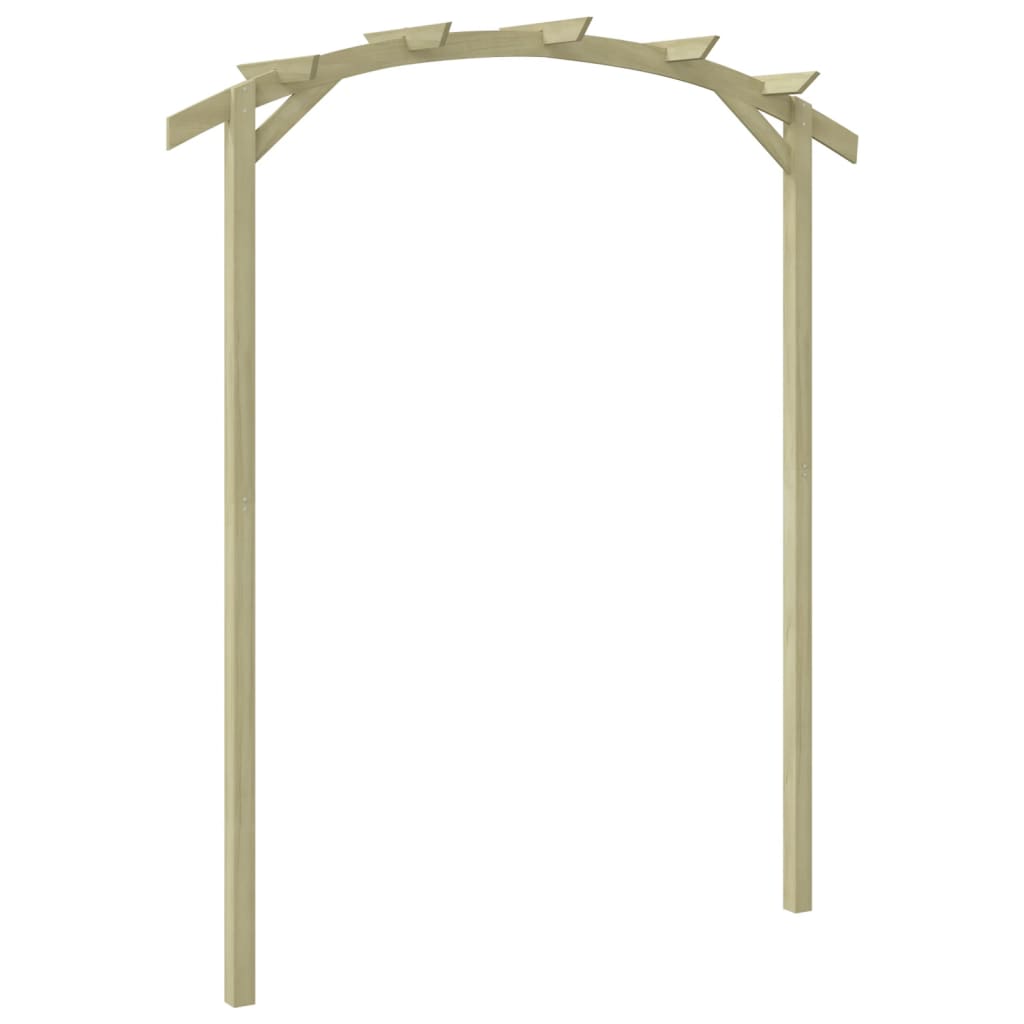 kerti pergola impregnált fenyőfalécekből 180 x 210 x 40 cm
