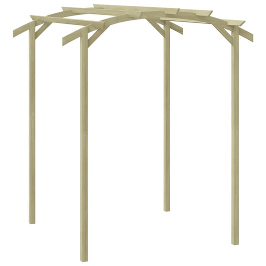 kerti pergola impregnált fenyőfalécekből 180 x 197 x 210 cm