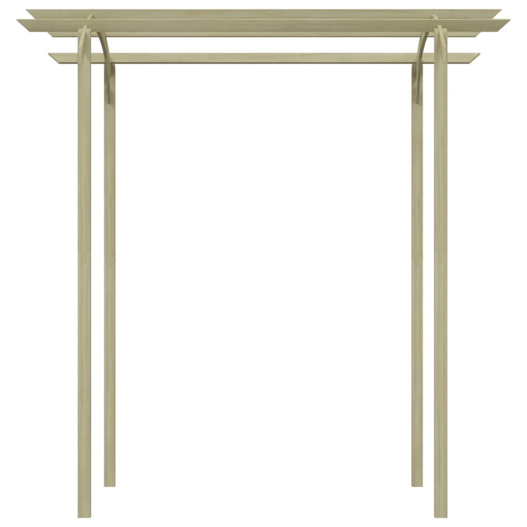 kerti pergola impregnált fenyőfalécekből 180 x 197 x 210 cm
