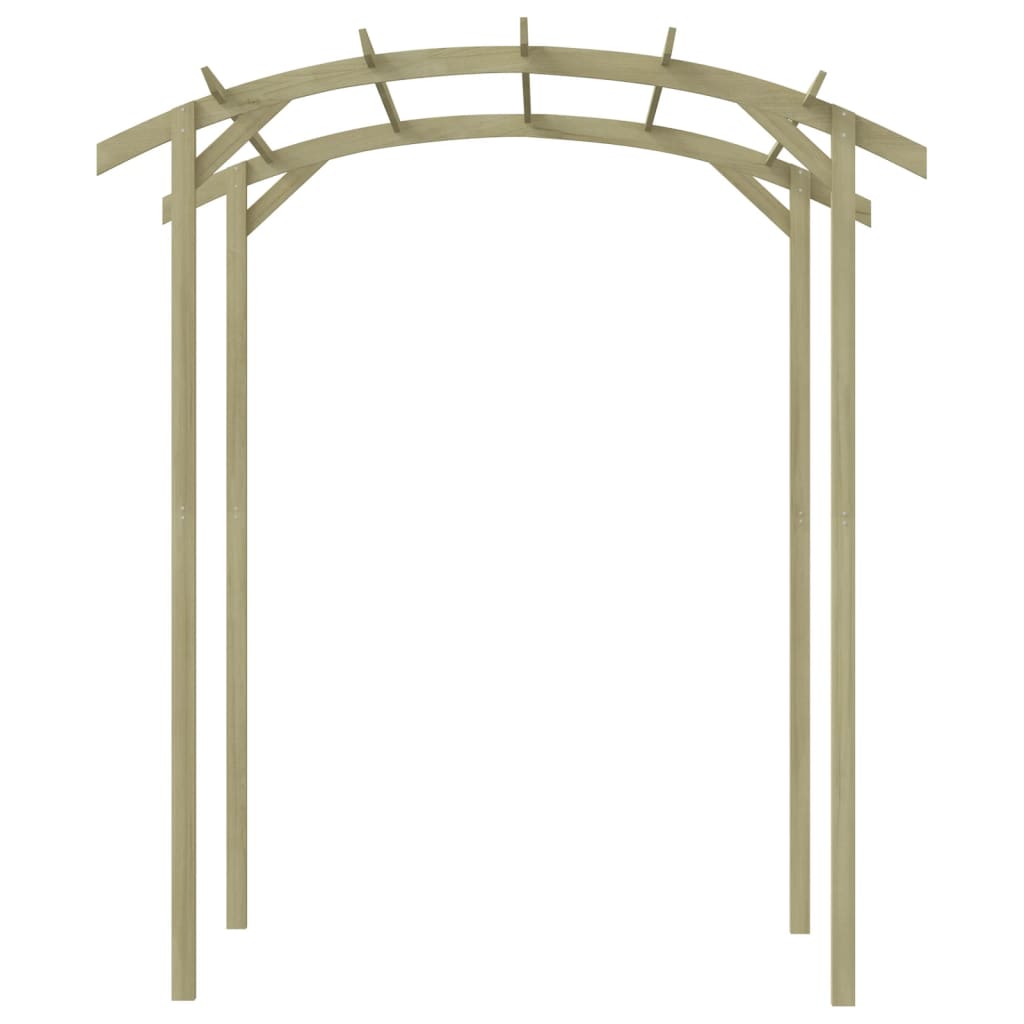 kerti pergola impregnált fenyőfalécekből 180 x 197 x 210 cm