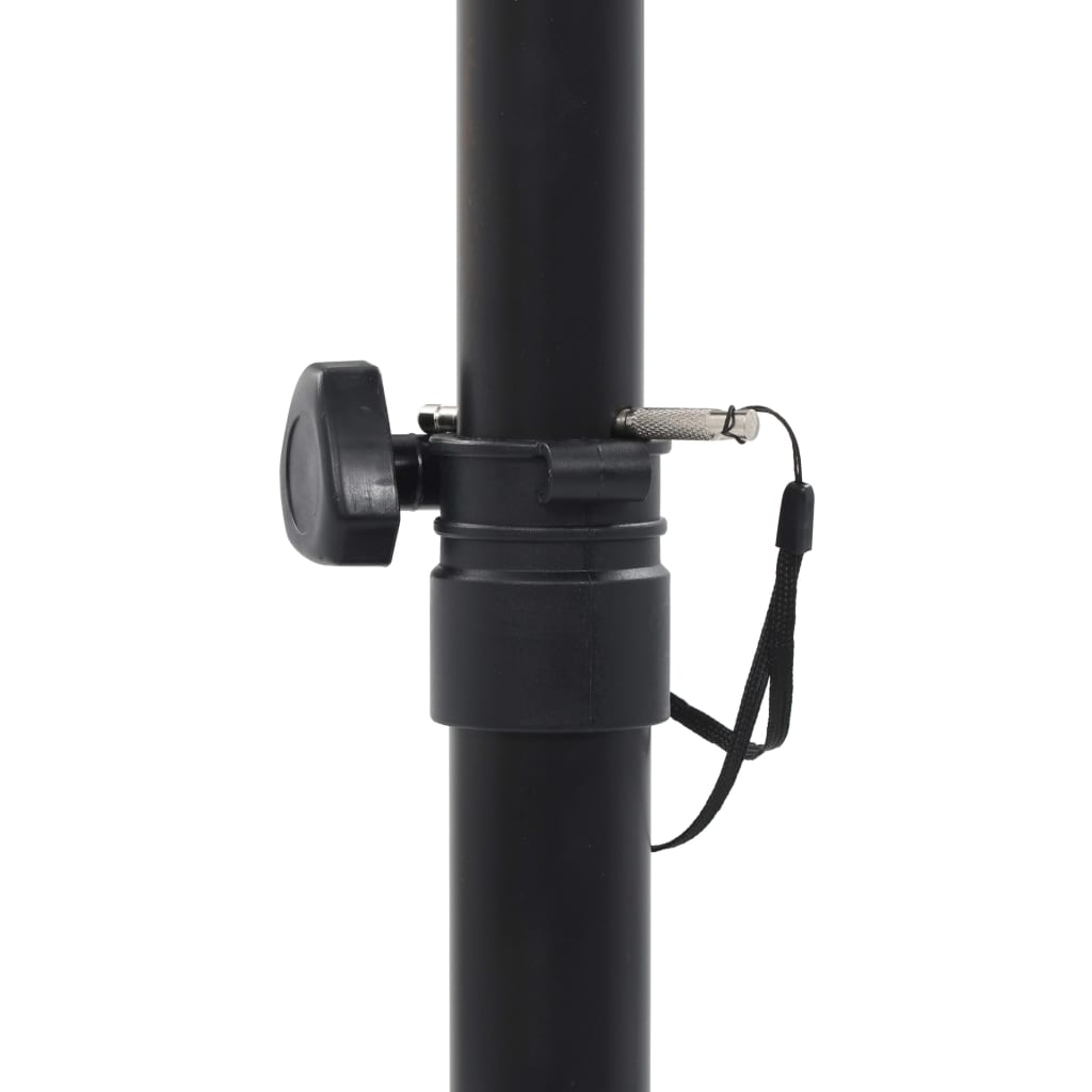 2 darab fekete acél stúdió monitorhangfal állvány