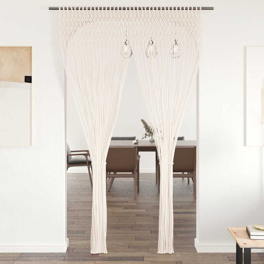 makramé pamutfüggöny 140 x 240 cm