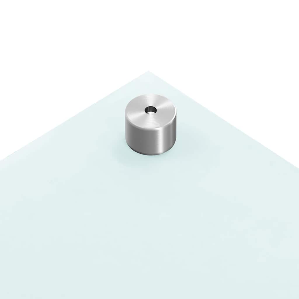 fehér edzett üveg konyhai falburkoló 70 x 60 cm