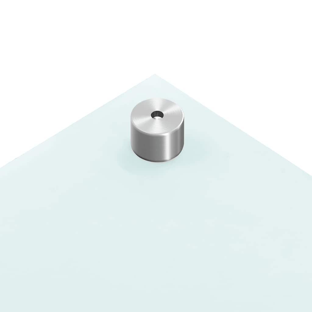 fehér edzett üveg konyhai falburkoló 90 x 40 cm