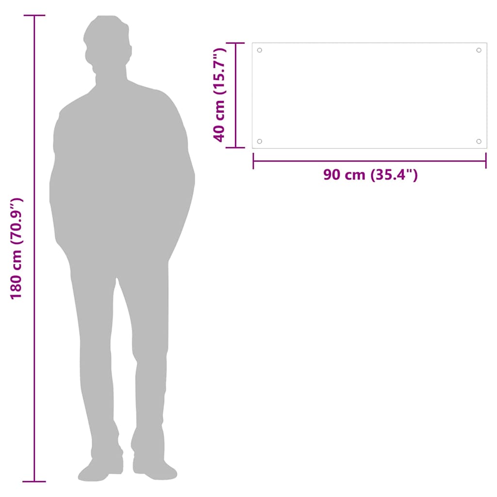 fehér edzett üveg konyhai falburkoló 90 x 40 cm