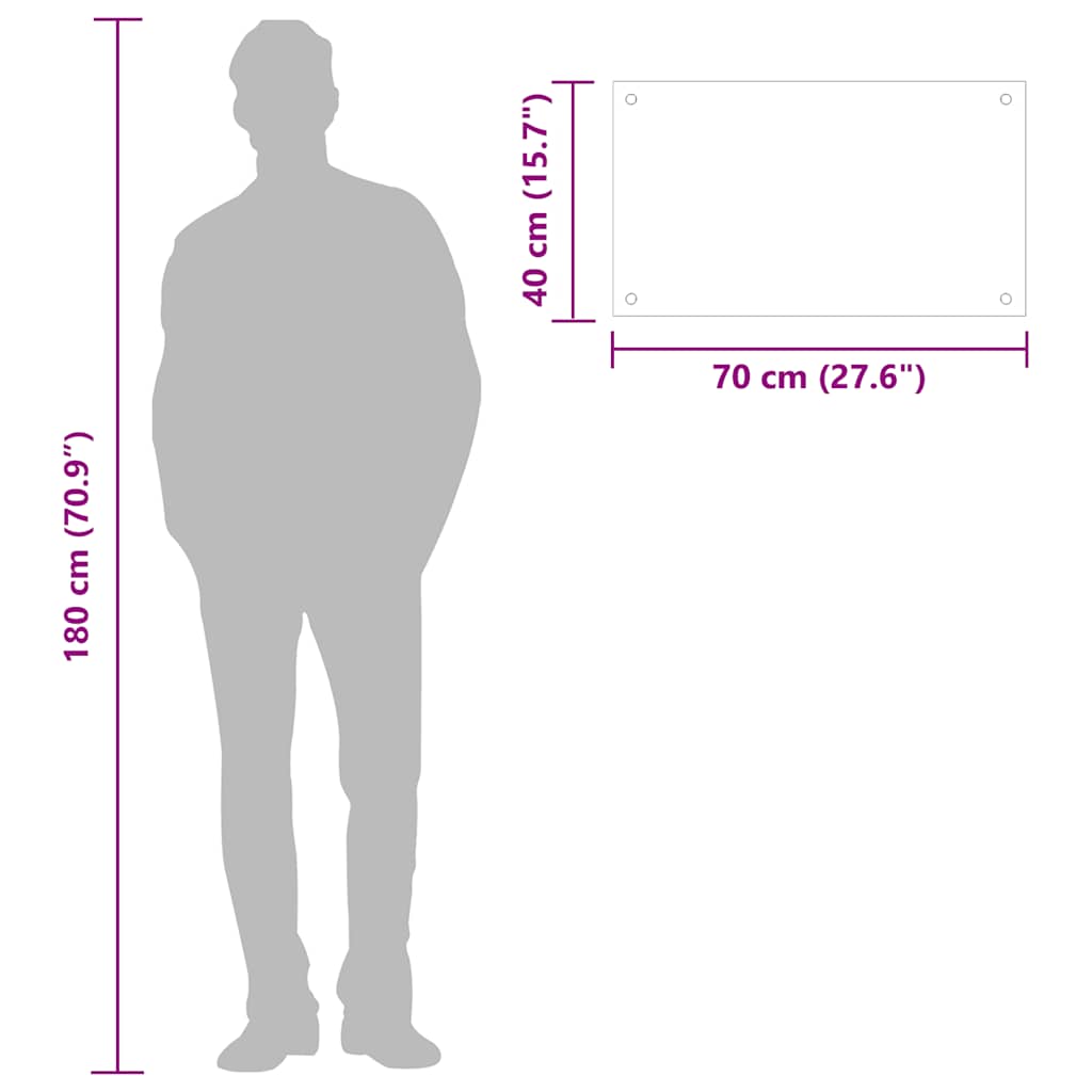 fekete edzett üveg konyhai falburkoló 70 x 40 cm