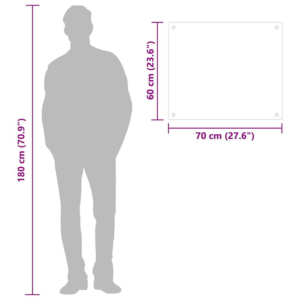 fekete edzett üveg konyhai falburkoló 70 x 60 cm