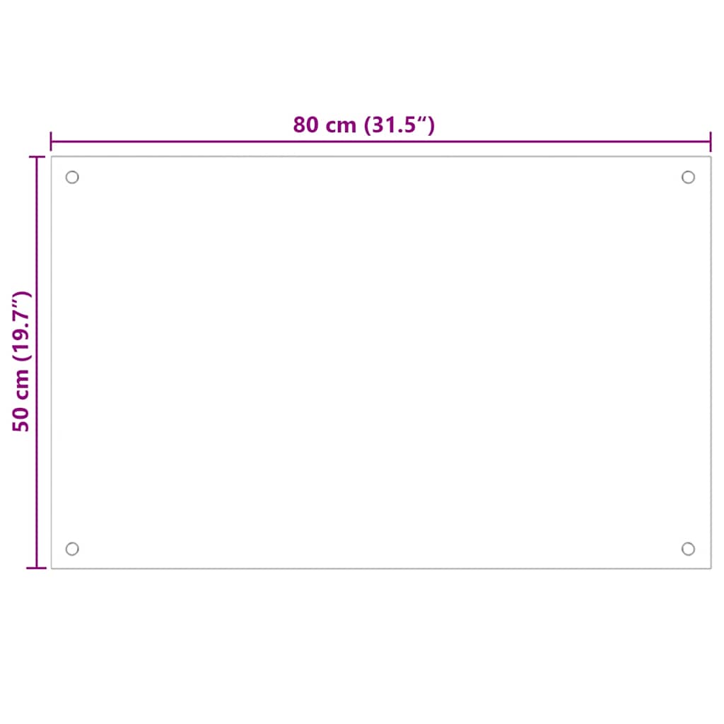 fekete edzett üveg konyhai falburkoló 80 x 50 cm