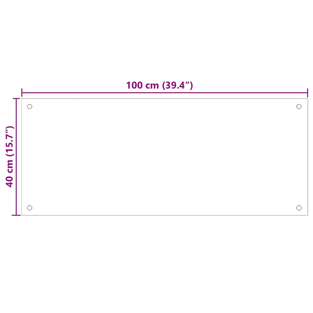 fekete edzett üveg konyhai falburkoló 100 x 40 cm