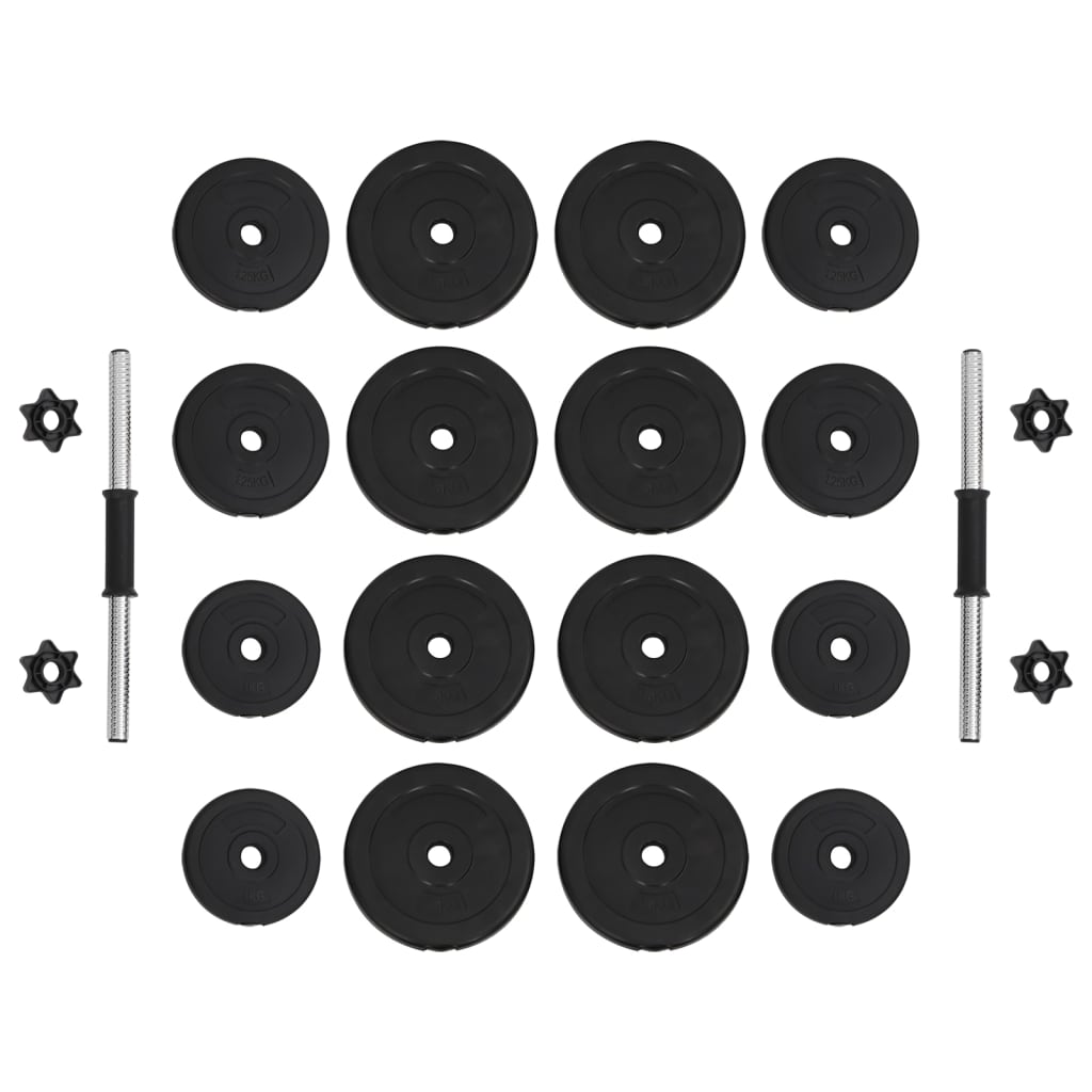egykezes súlyzók 2 x 15 kg