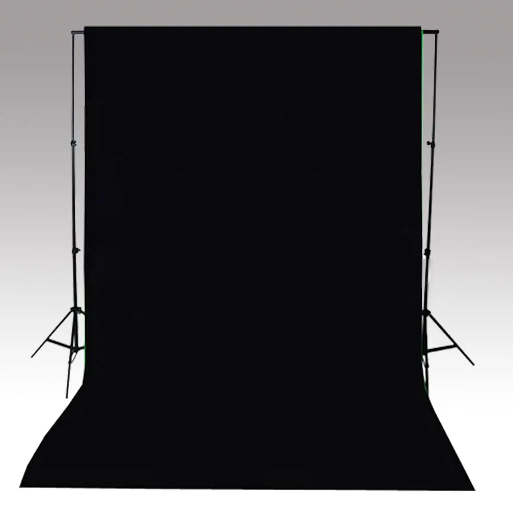 fekete pamut háttér állvány nélkül 500 x 300 cm
