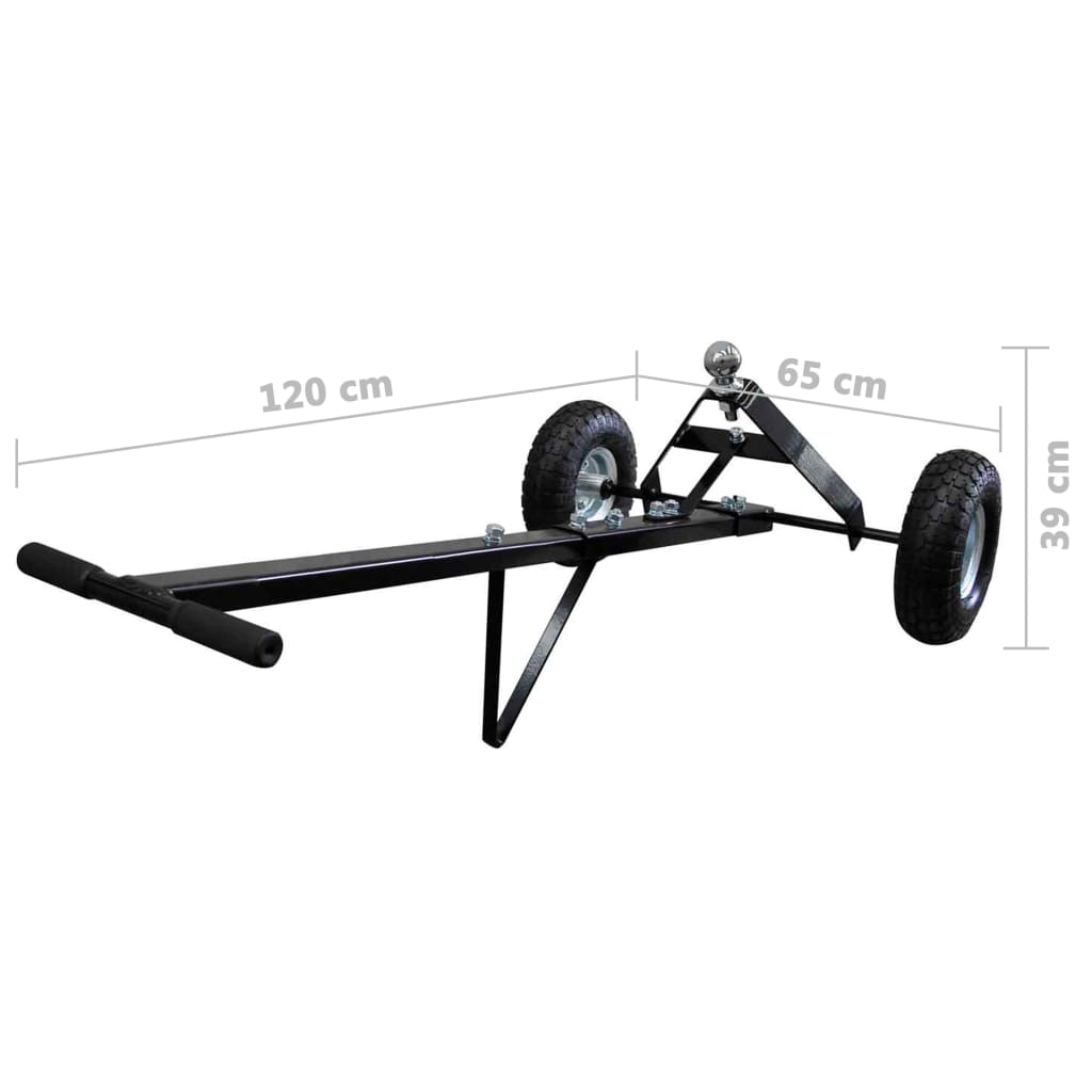 275kg Utánfutó Szállító Dolly w/ két Gumiabroncs
