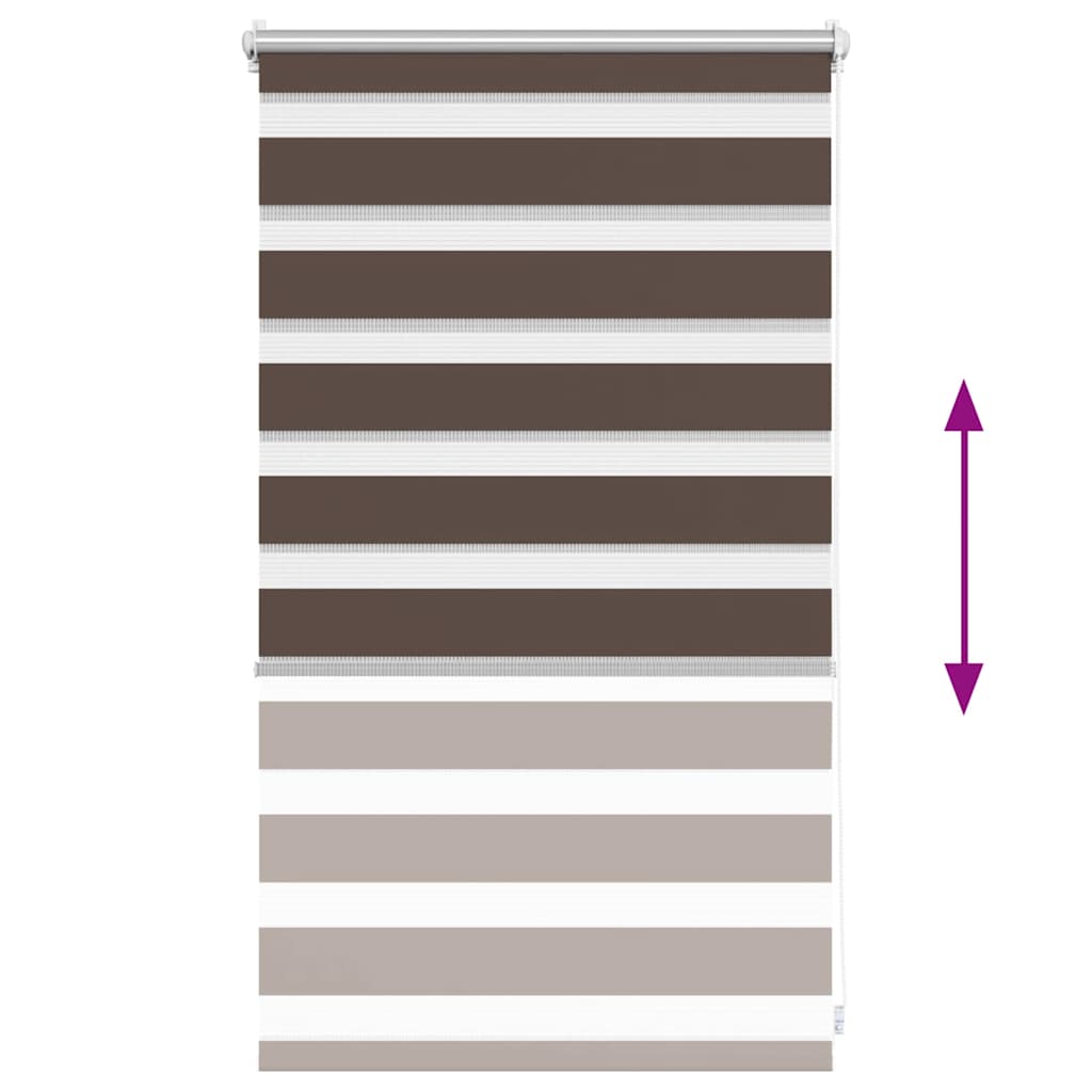 Zebra roló 50 x 100 cm Kávészínű