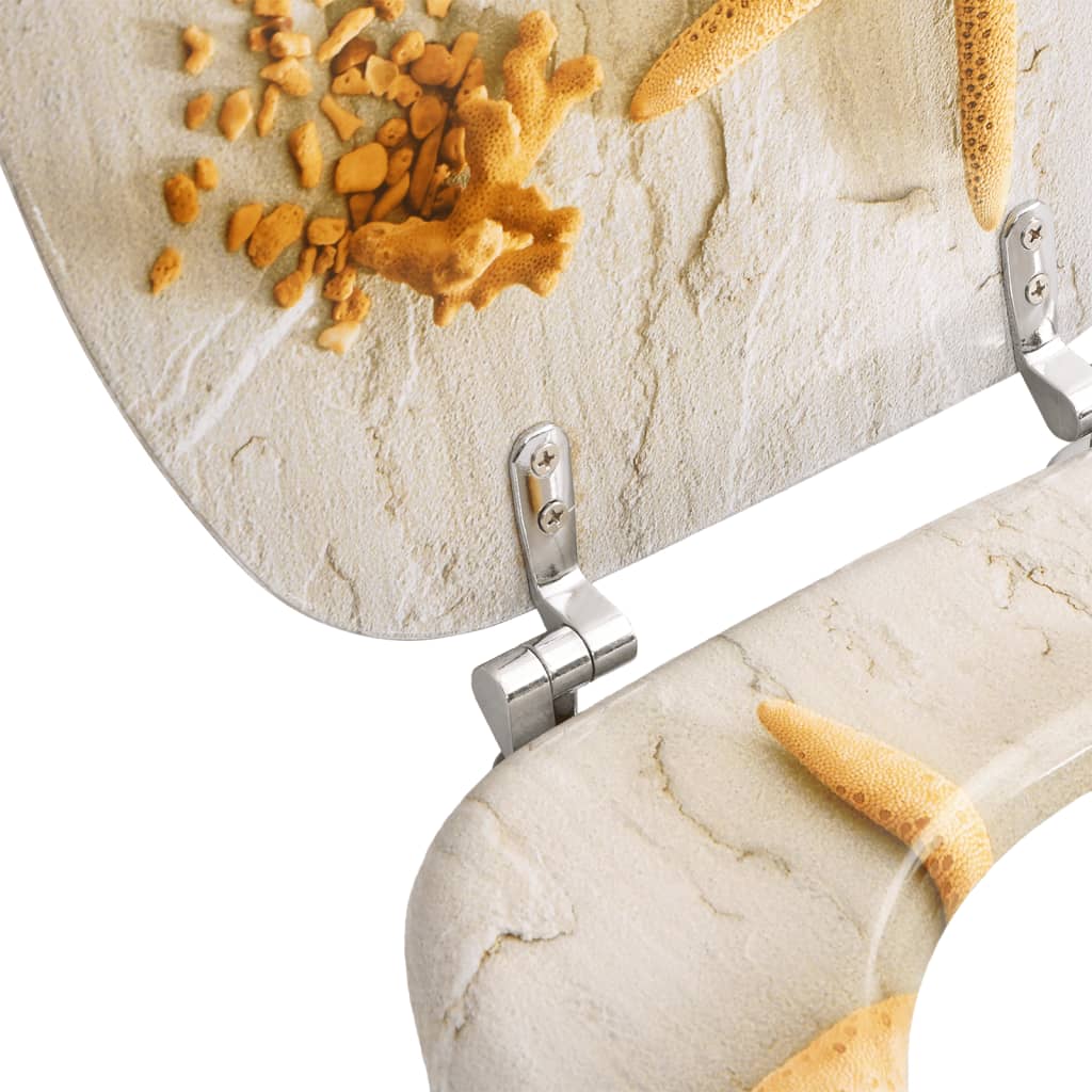 tengericsillag mintás MDF WC-ülőke