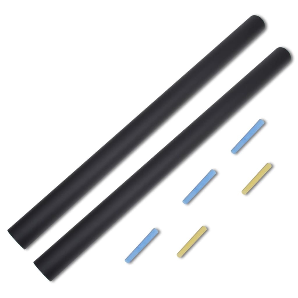 2 tekercs öntapadós fali táblafólia krétákkal 0,45 x 2 m