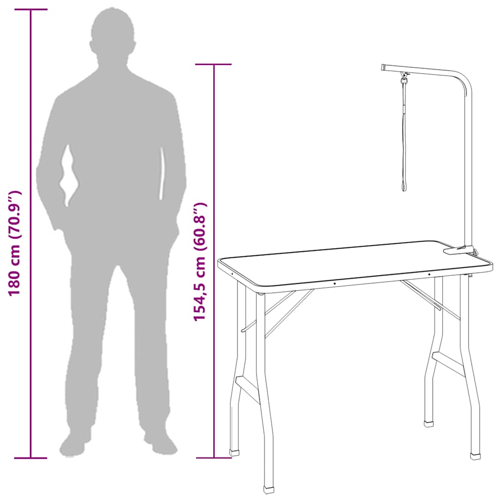 állítható fürdető kozmetikai asztal kutyáknak macskáknak