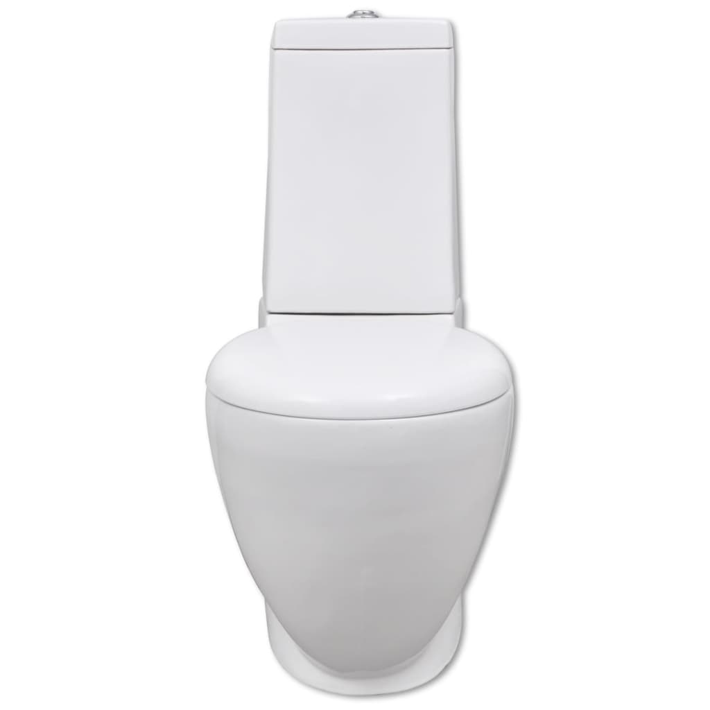 Fehér kerámia WC és bidé szett