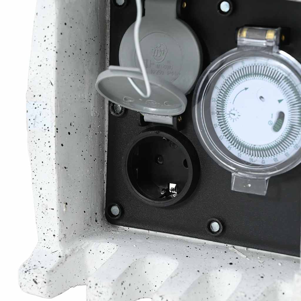 műkő kerti aljzat időzítővel