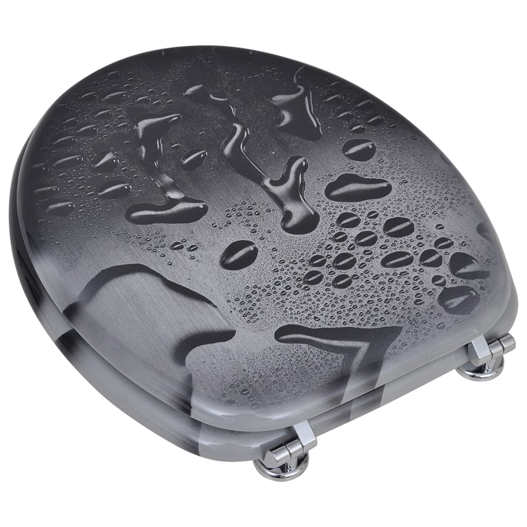 WC Ülőke MDF víz csepp tervezés