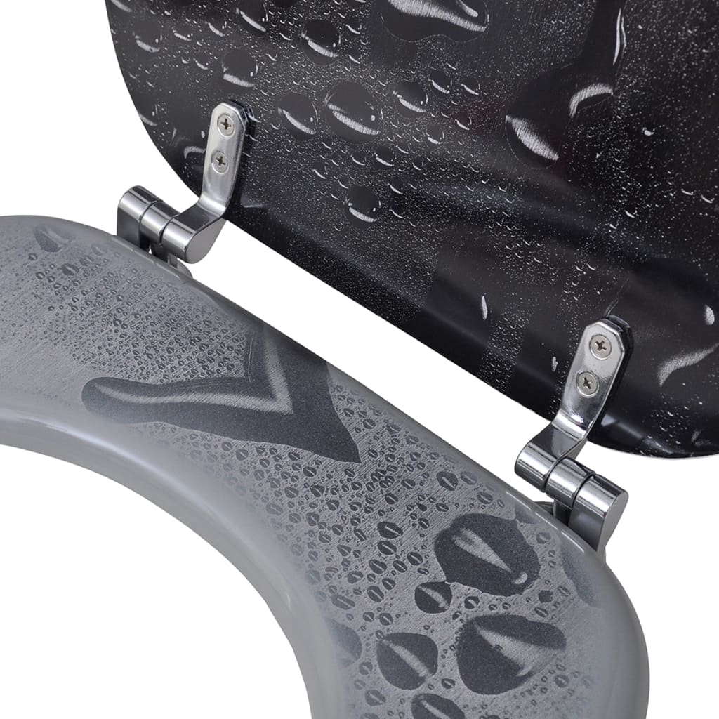 WC Ülőke MDF víz csepp tervezés