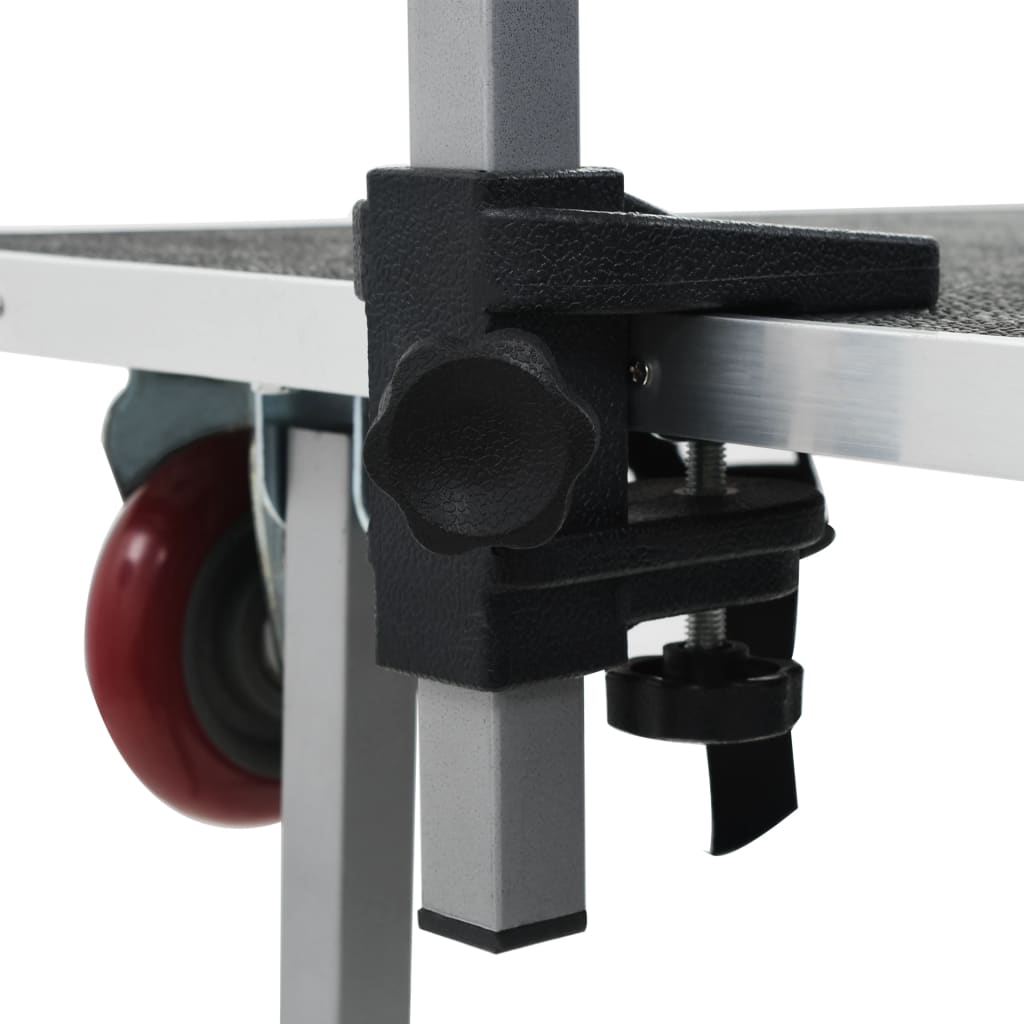 hordozható kutyakozmetikai asztal görgőkkel