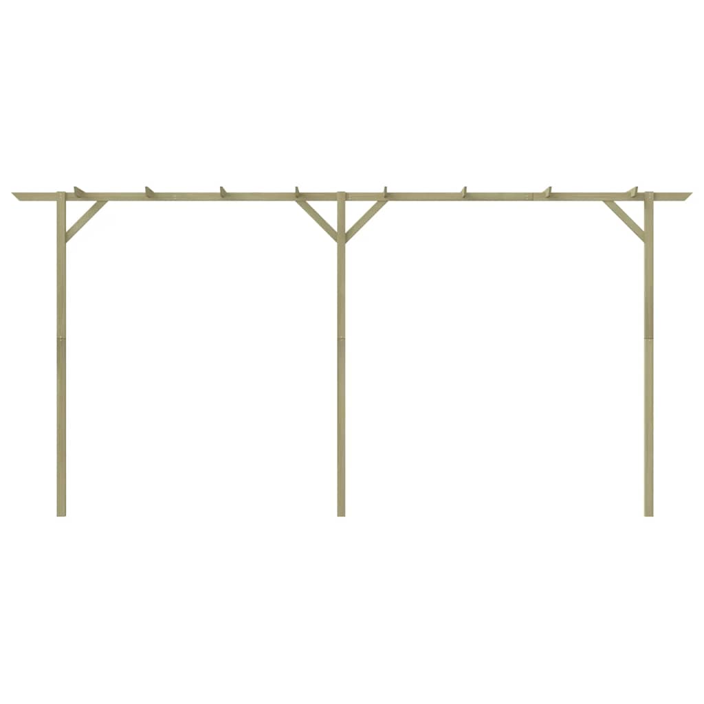 fa kerti pergola 410 x 40 x 203 cm