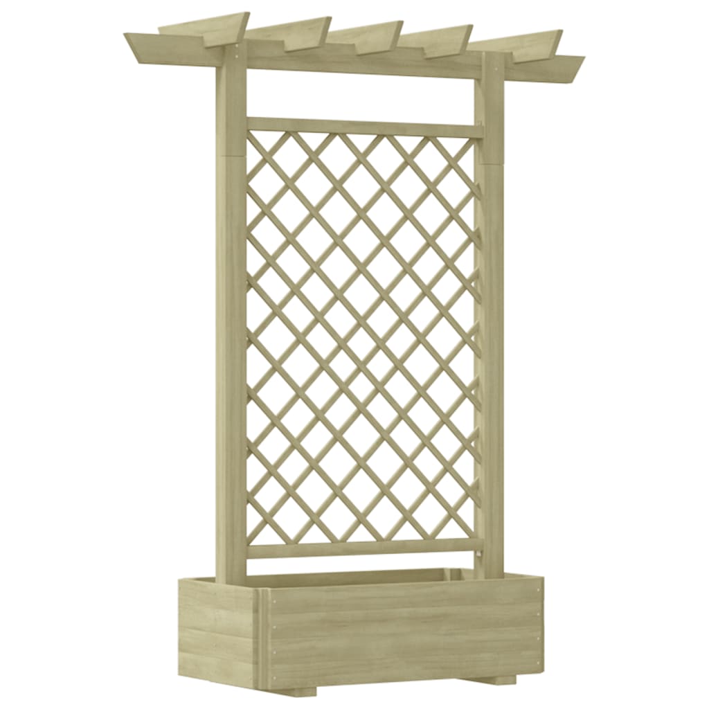 fa virágtartó pergola 162 x 56 x 204 cm