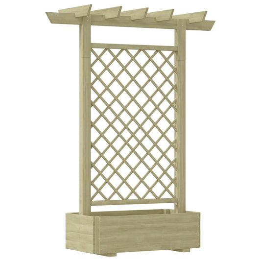 fa virágtartó pergola 162 x 56 x 204 cm