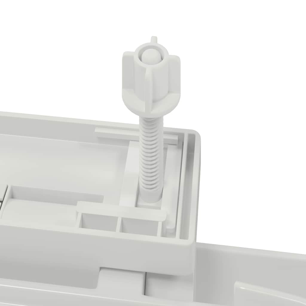 fehér négyzetes WC-ülőke lassan csukódó fedéllel