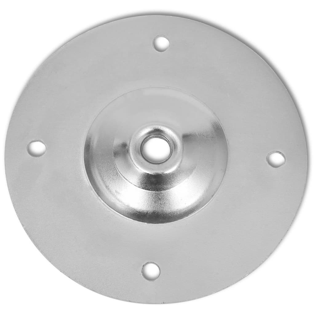 2 teleszkópos asztalláb 710 mm - 1100 mm Króm