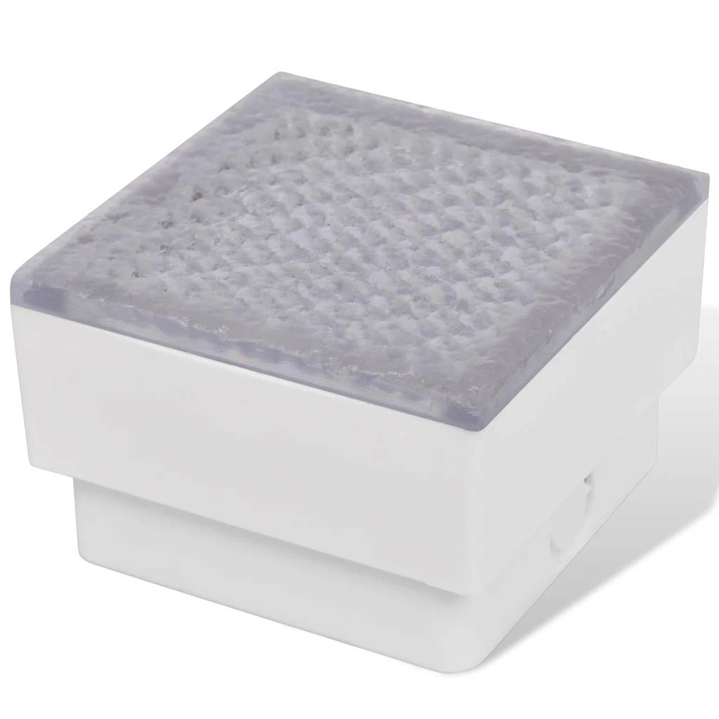 2 db LED földbe építhető izzó / kültéri lámpa 100 x 100 x 68 mm