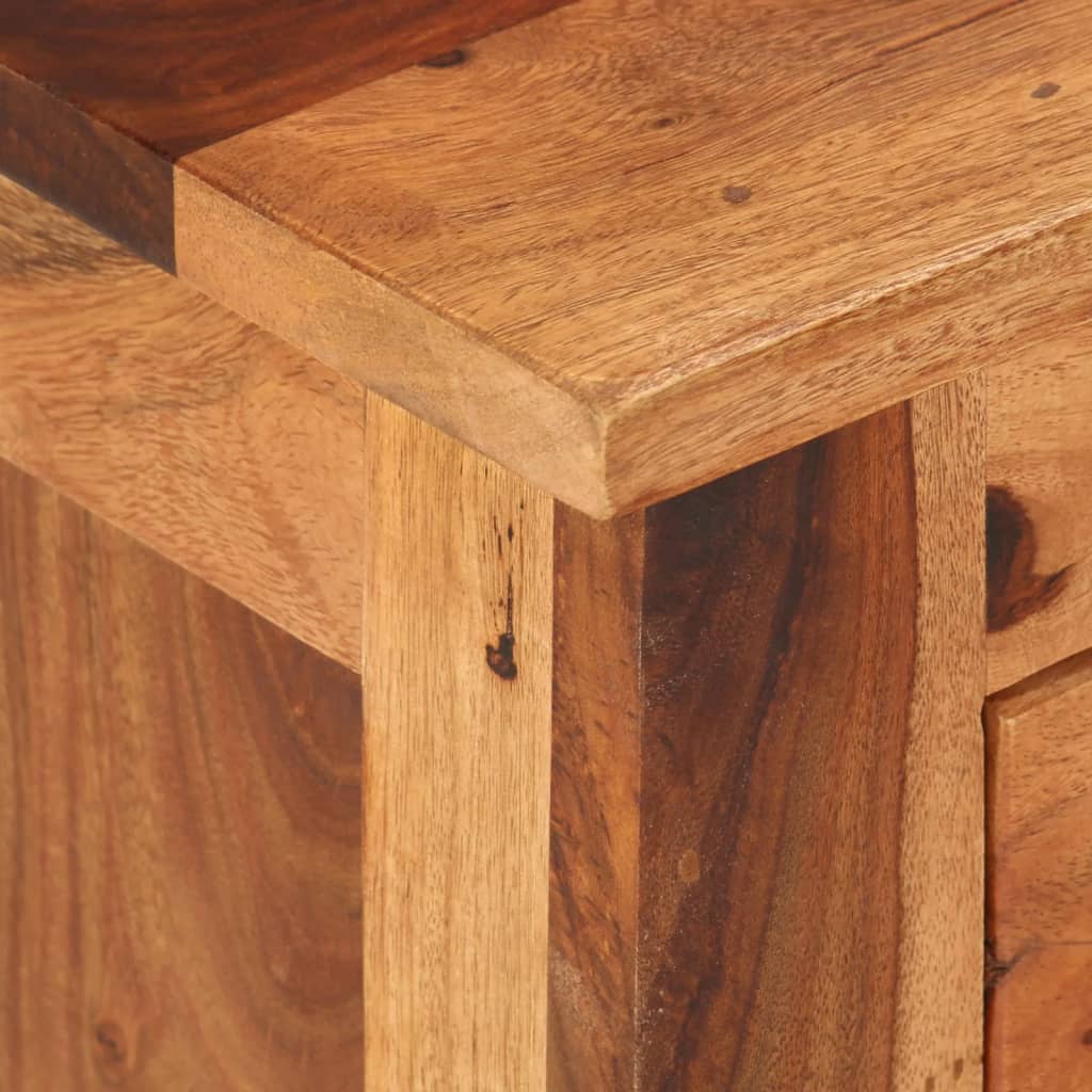 tömör fa TV-szekrény 110 x 30 x 40 cm