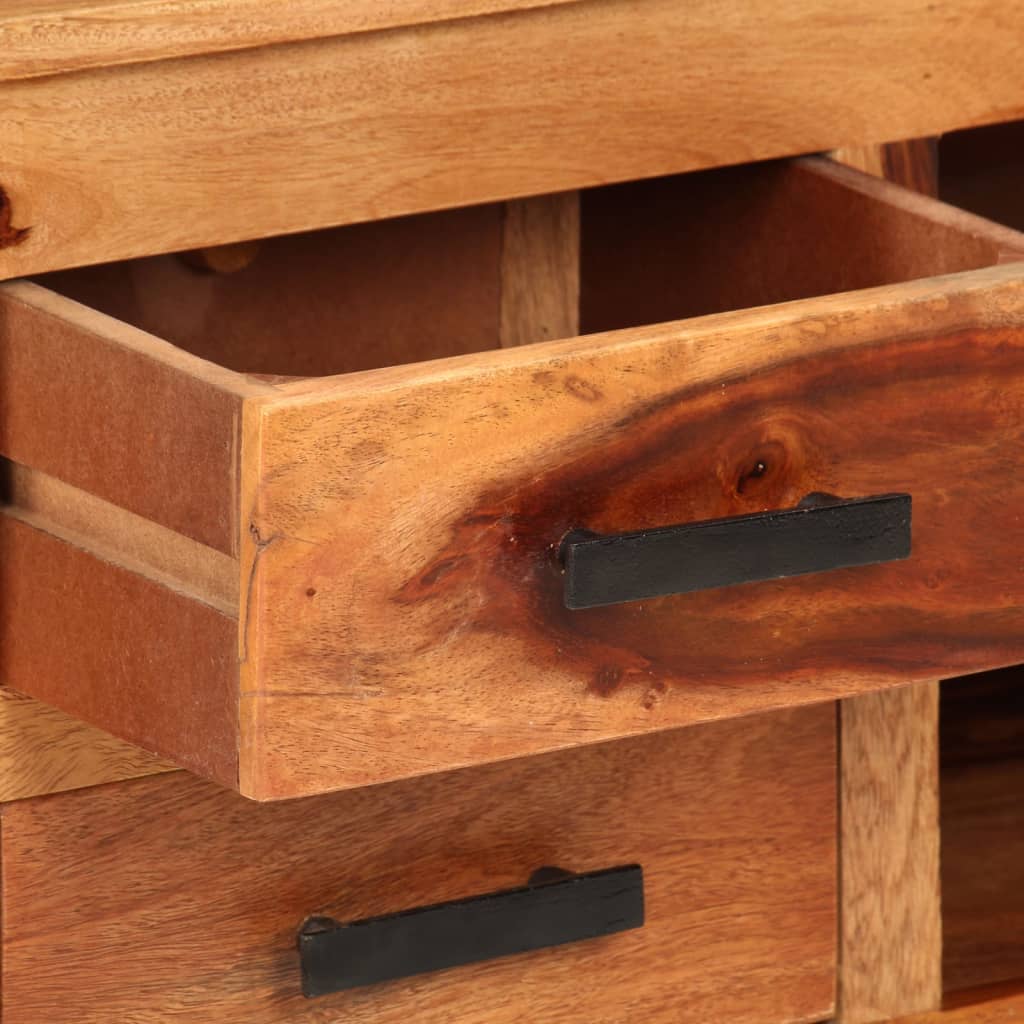 tömör fa TV-szekrény 110 x 30 x 40 cm