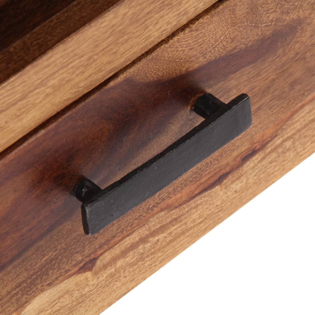 tömör fa TV-szekrény 118 x 30 x 40 cm