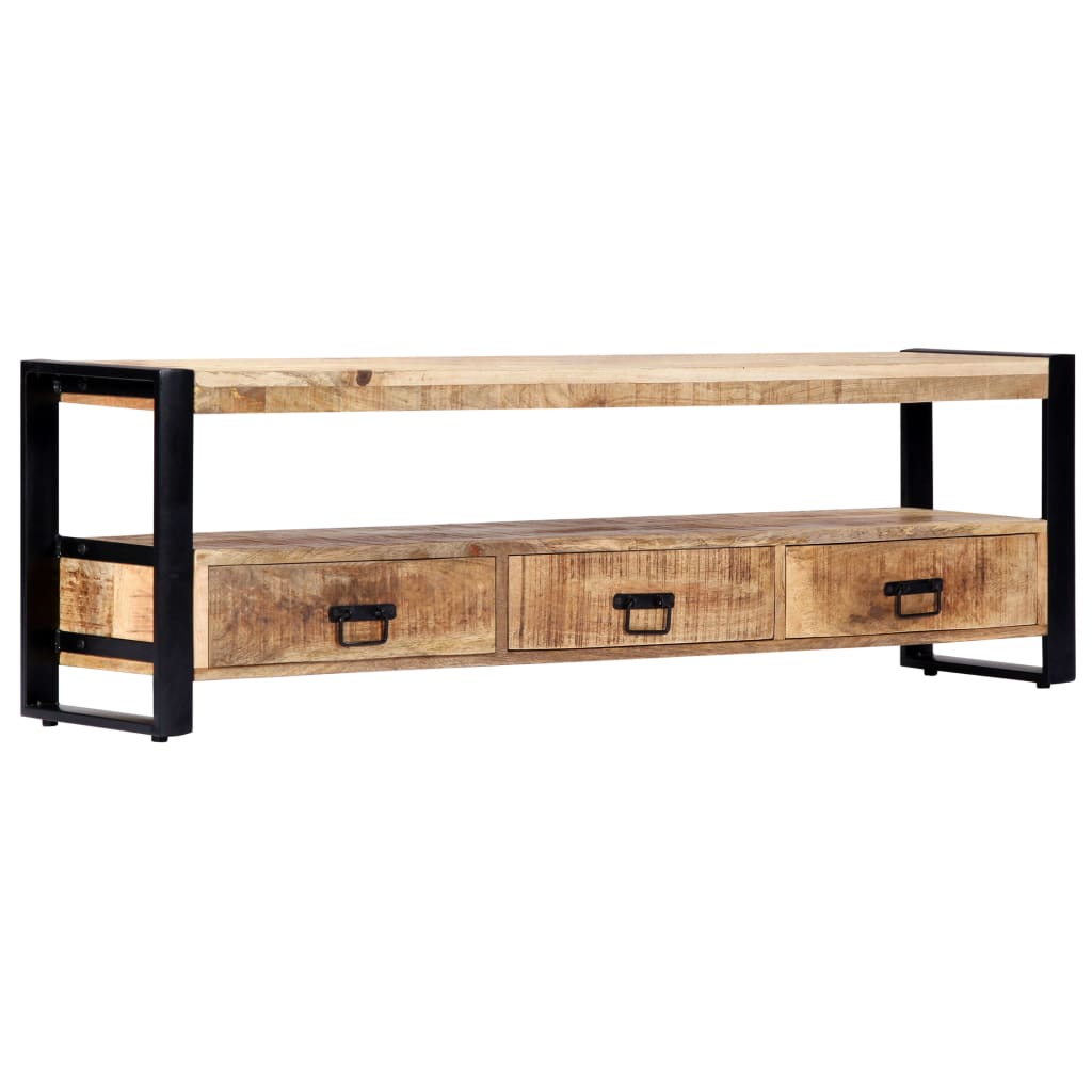tömör mangófa TV-szekrény 150 x 30 x 45 cm