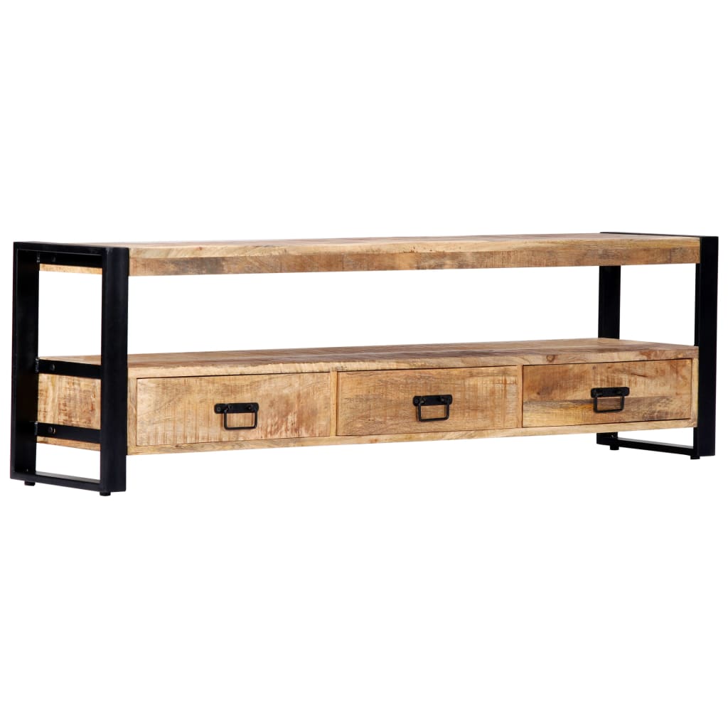 tömör mangófa TV-szekrény 150 x 30 x 45 cm