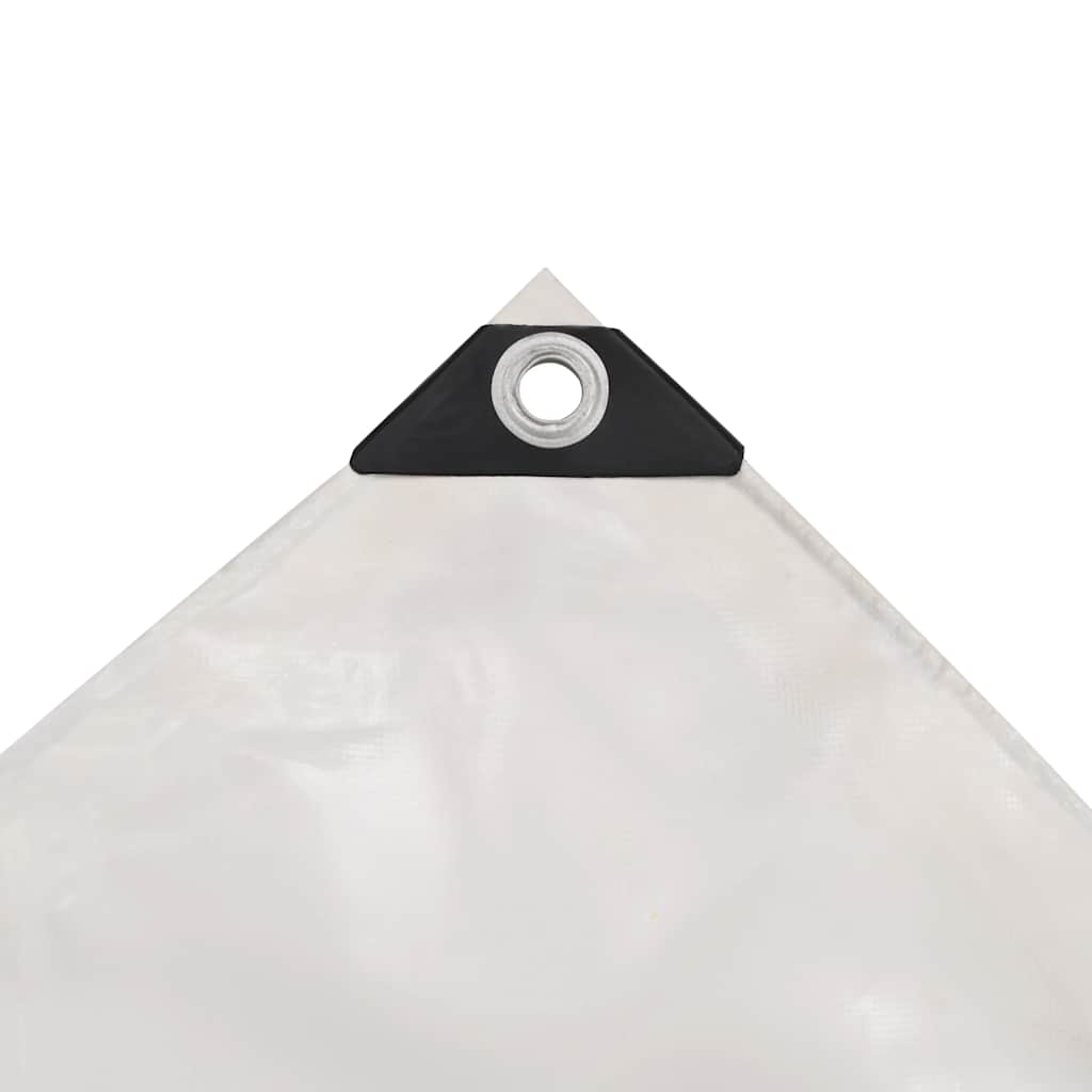 fehér ponyva 650 g/m² 5 x 6 m