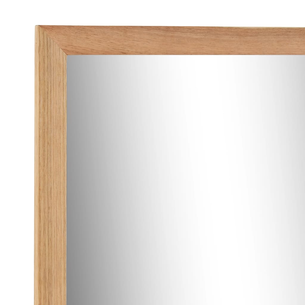 tömör diófa fürdőszobai tükör 60 x 12 x 62 cm