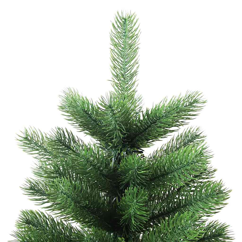 zöld műkarácsonyfa élethű tűlevelekkel 65 cm