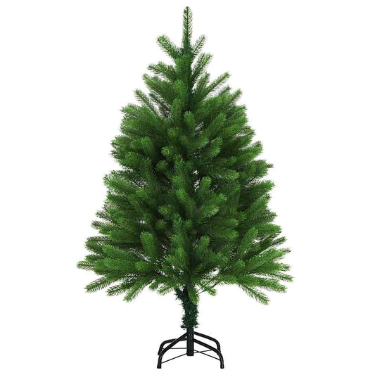 zöld műkarácsonyfa élethű tűlevelekkel 120 cm