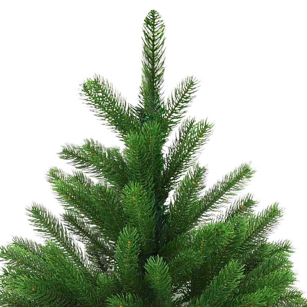 zöld műkarácsonyfa élethű tűlevelekkel 120 cm