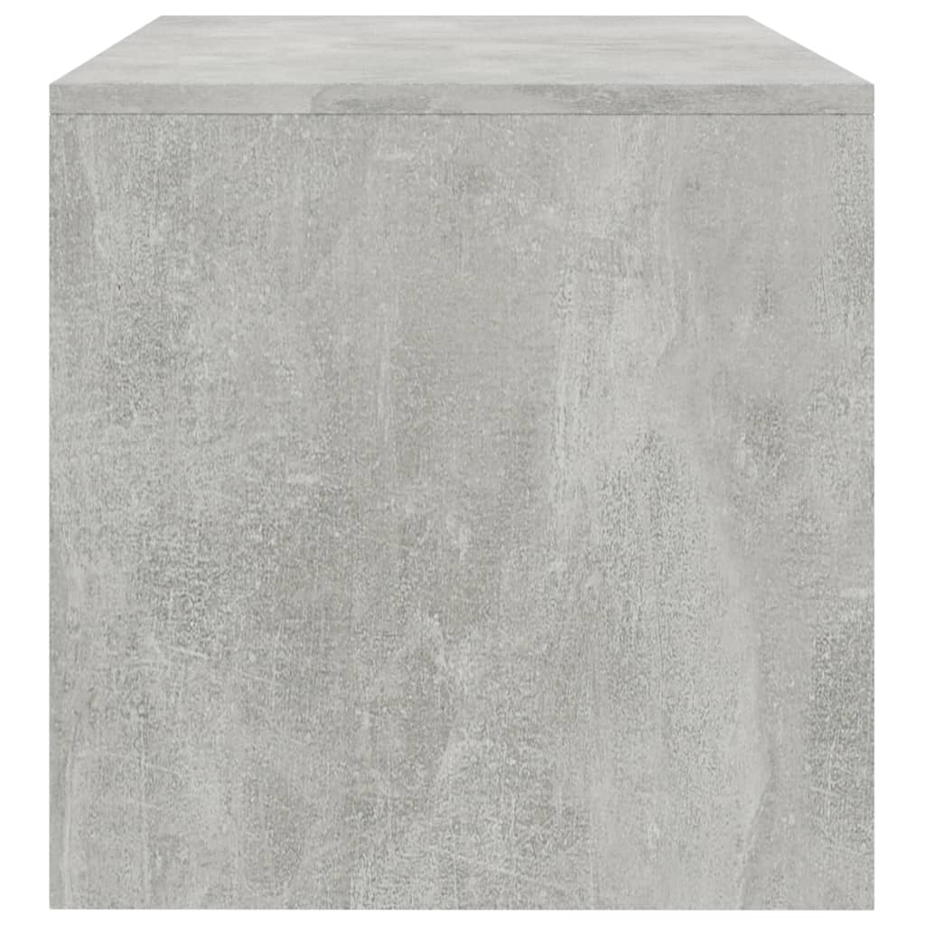 betonszürke szerelt fa TV-szekrény 120 x 40 x 40 cm