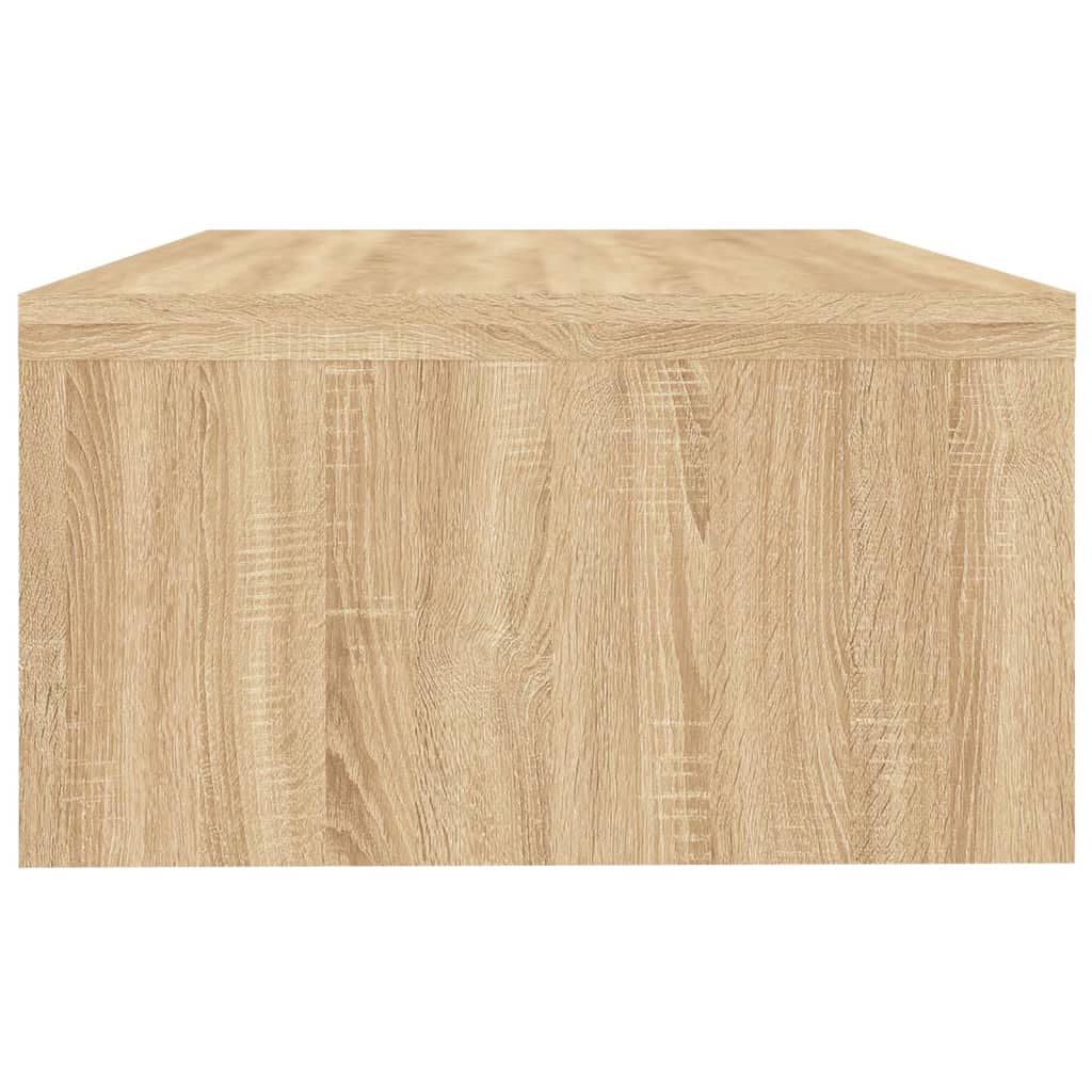 sonoma tölgy színű szerelt fa monitorállvány 42 x 24 x 13 cm