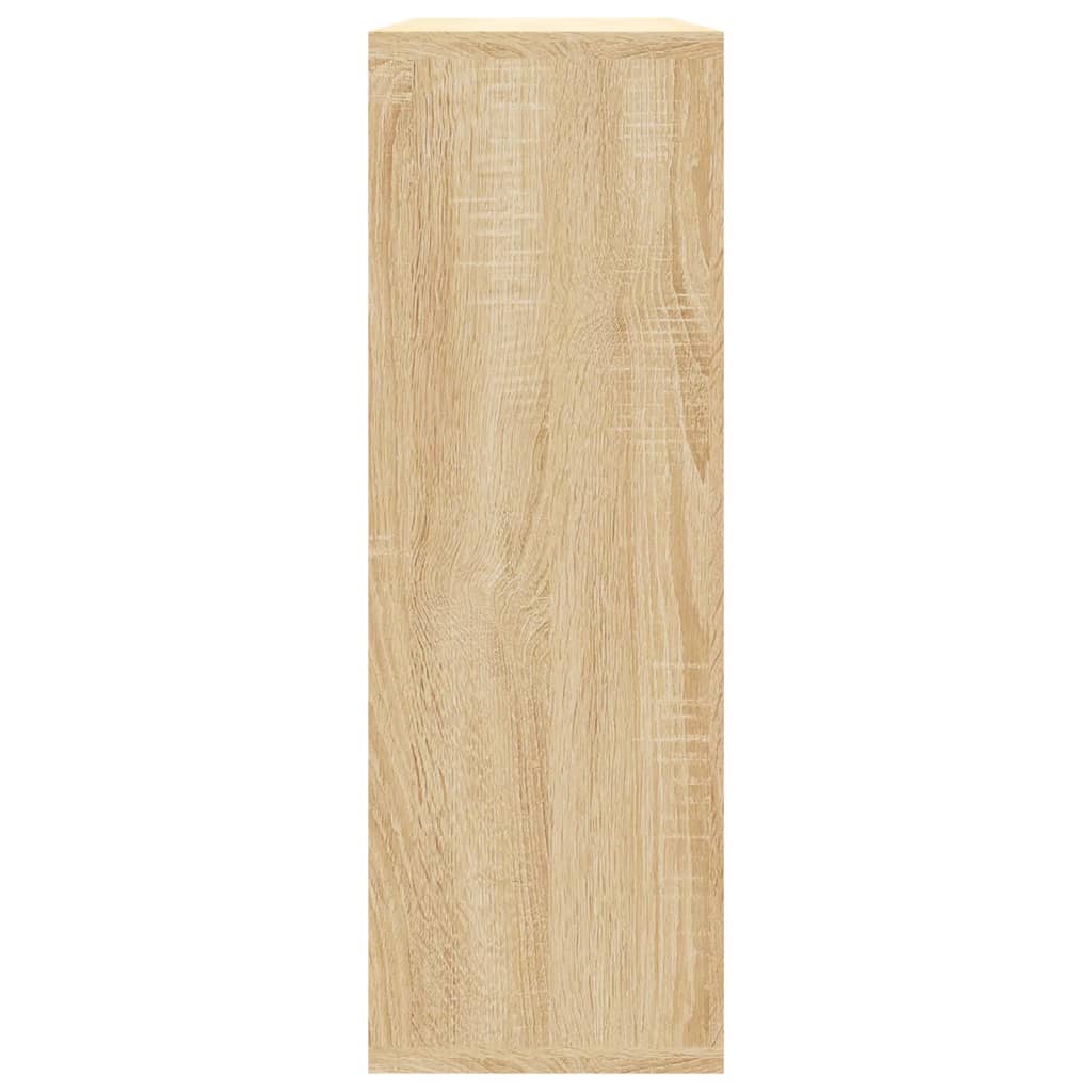 sonoma tölgy szerelt fa fali polc 104 x 20 x 58,5 cm