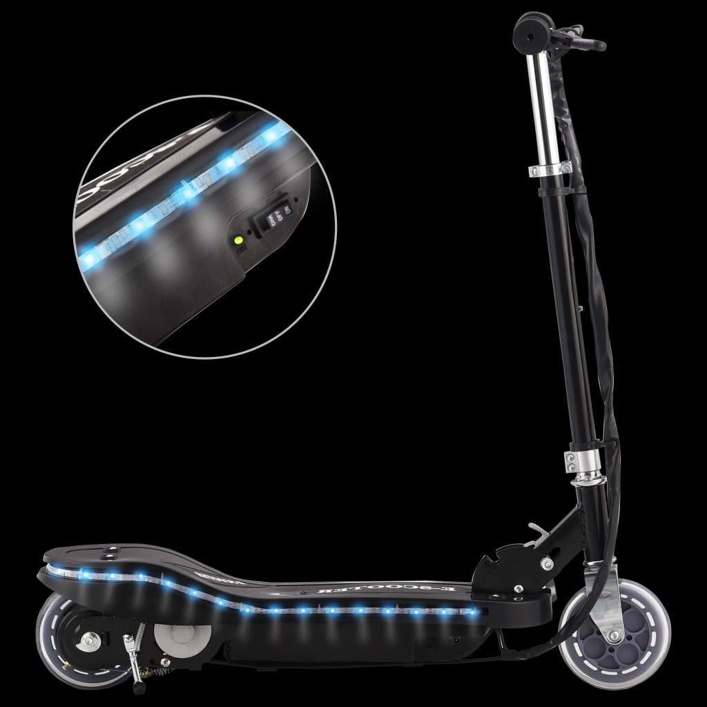 fekete elektromos roller LED-del 120 W
