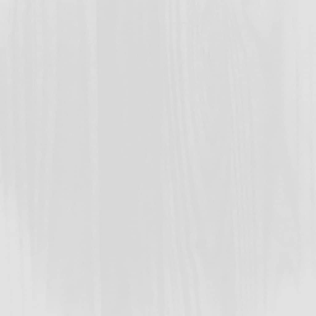 fehér Corona-stílusú mexikói fenyőfa éjjeliszekrény 53x39x67 cm