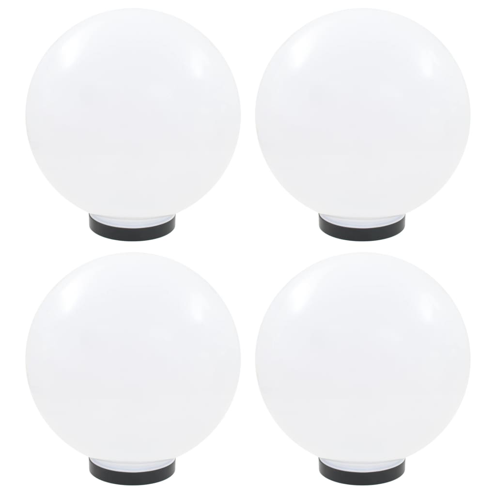 4 db LED gömblámpa 30 cm PMMA